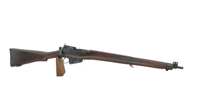Navy Arms Enfield #4 Mk 1* .303 World War II French Resistance1944 Dated "BS" and "PP" marked non-matching serial number bolt PP 0376 - Image 10