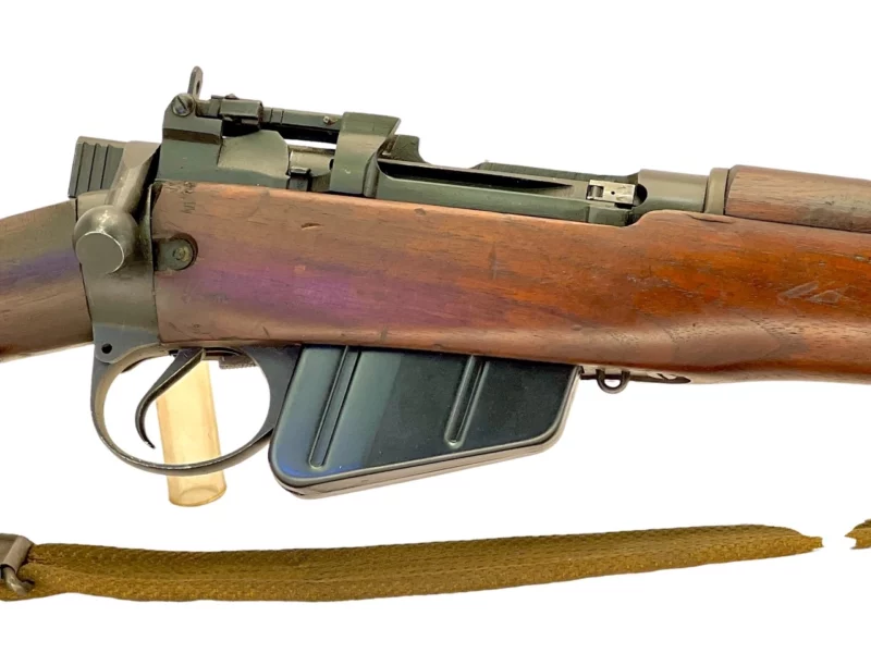 Navy Arms Enfield #4 Mk 1* .303 World War II French Resistance 1944 Dated "BT" and "PP" marked matching serial number bolt PP 1276 - Image 10