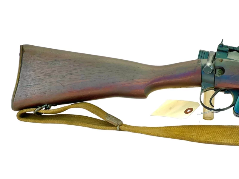 Navy Arms Enfield #4 Mk 1* .303 World War II French Resistance 1944 Dated "BS" and "PP" marked matching serial number bolt PP 0939 - Image 11