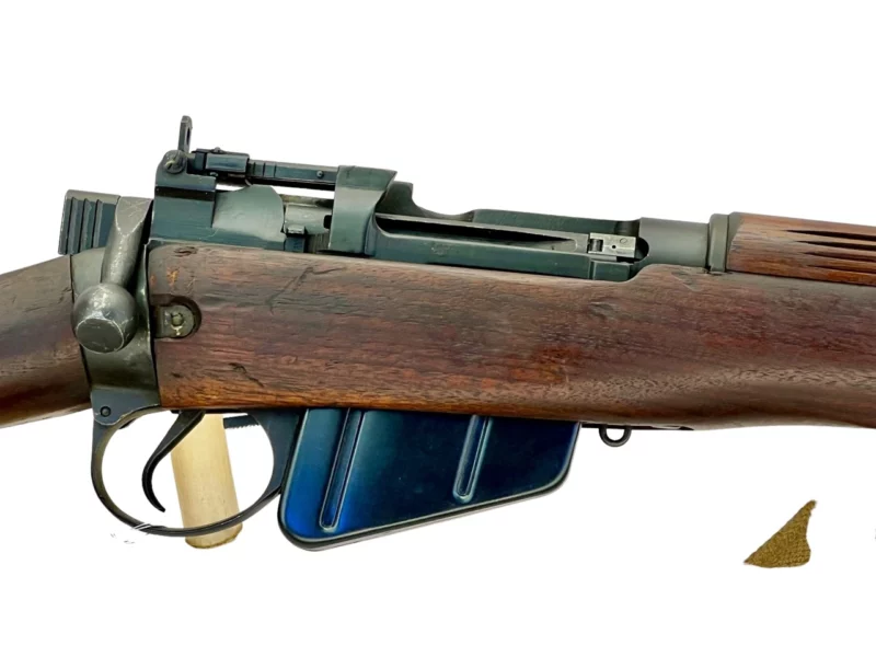 Navy Arms Enfield #4 Mk 1* .303 World War II French Resistance1944 Dated "BS" marked matching serial number bolt PP 0924 - Image 11