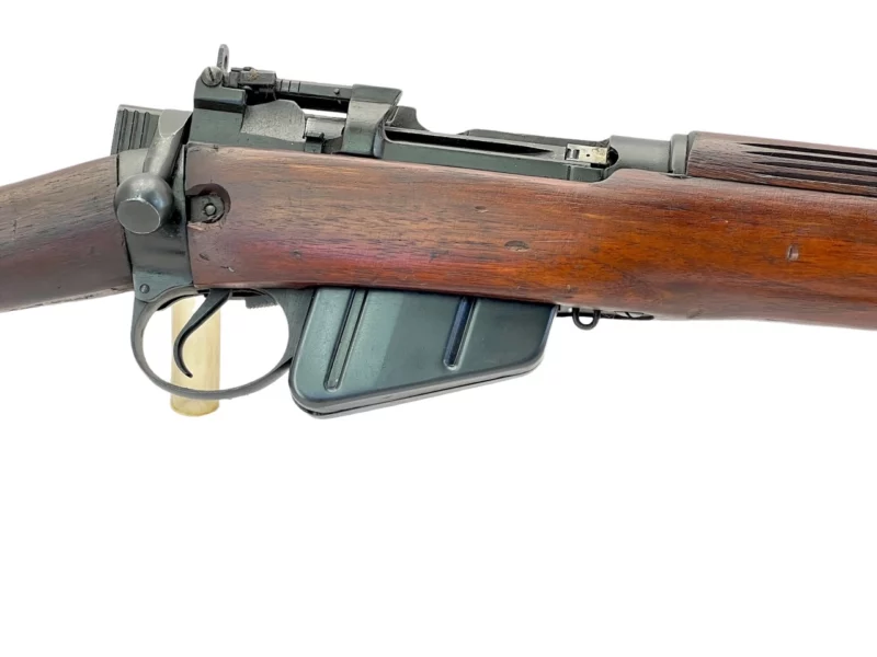 Navy Arms Enfield #4 Mk 1* .303 World War II French Resistance 1944 Dated "BS" and "PP" marked matching serial number bolt PP 1031 - Image 12