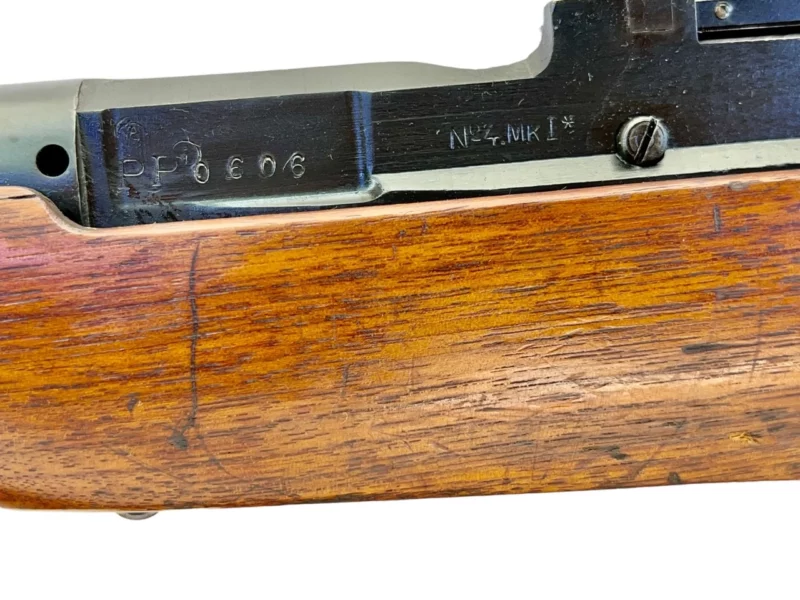 Navy Arms Enfield #4 Mk 1* .303 World War II French Resistance 1944 Dated "BT" and "PP" marked matching serial number bolt PP 0606 - Image 20