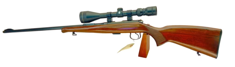 Czech BRNO Model 452-2E ZKM .22LR bolt action rifle VG-EX condition w/scope SN 794178 - Image 2