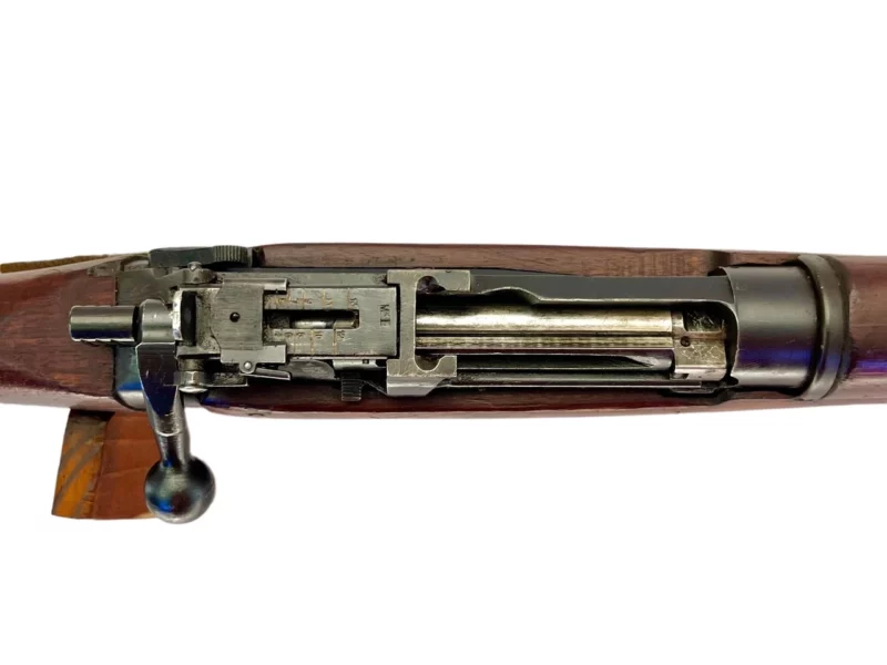 Navy Arms Enfield #4 Mk 1* .303 World War II French Resistance 1944 Dated "BS" and "PP" marked matching serial number bolt PP 0414 - Image 14
