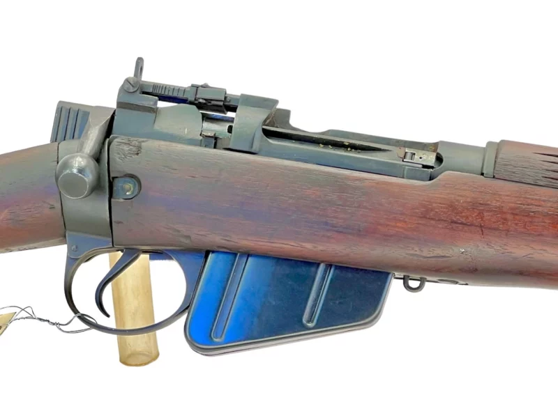 Navy Arms Enfield #4 Mk 1* .303 World War II French Resistance 1944 Dated "BS" marked matching serial number bolt PP 1797 - Image 11