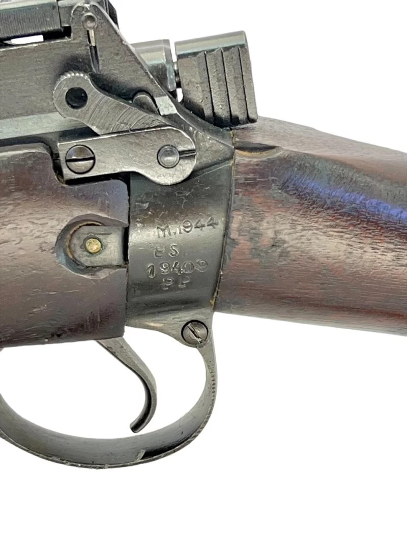 Navy Arms Enfield #4 Mk 1* .303 World War II French Resistance 1944 Dated "BS" and "PP" marked matching serial number bolt PP 0090 - Image 20