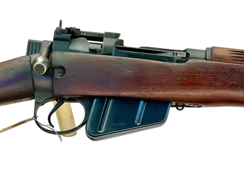 Navy Arms Enfield #4 Mk 1* .303 World War II French Resistance 1944 Dated "BS" marked matching serial number bolt PP 1893 - Image 11