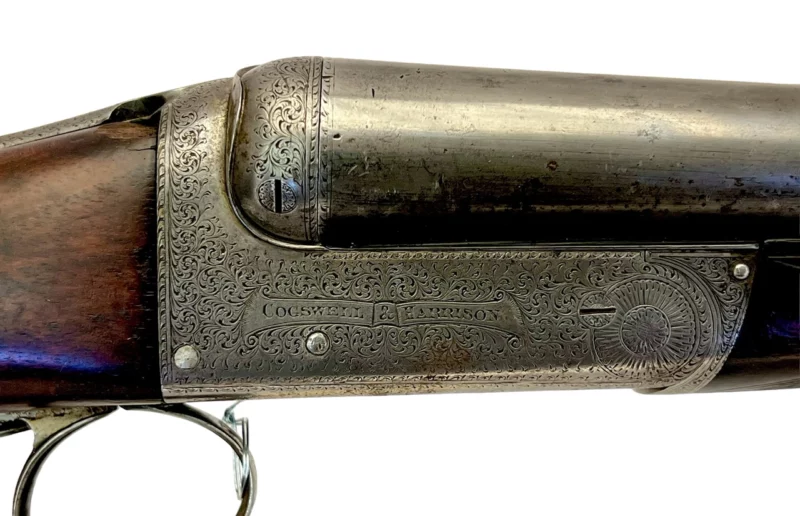 British Cogswell & Harrison side by side 12ga shotgun - Image 3