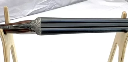 side by side 12ga shotgun Spanish Ejector Boxlock SN 13604
