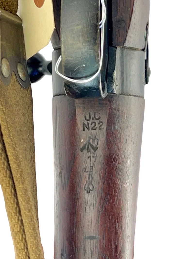 Navy Arms Enfield #4 Mk 1 .303 World War II French Resistance,1944 date "PP" marked, ROF(F) with matching bolt SN PP 1225 - Image 15