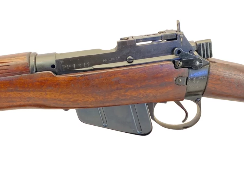 Navy Arms Enfield #4 Mk 1* .303 World War II French Resistance 1944 Dated "BT" marked matching serial number bolt PP 1314 - Image 14
