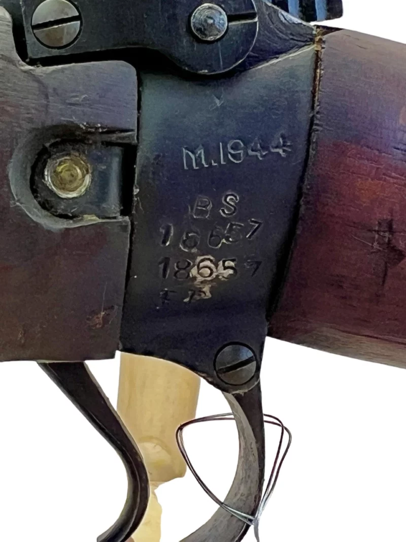 Navy Arms Enfield #4 Mk 1* .303 World War II French Resistance 1944 Dated "BS" and "PP" marked matching serial number bolt PP 0840 - Image 22