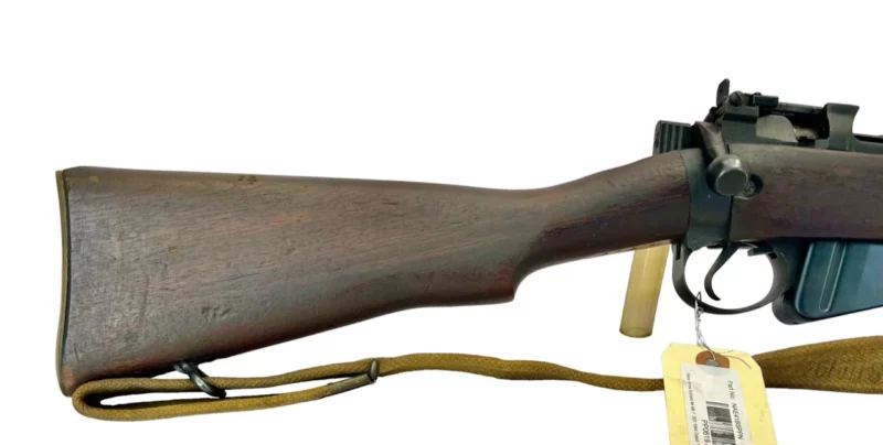 Navy Arms Enfield #4 Mk 1* .303 World War II French Resistance1944 Dated "BS" and "PP" marked non-matching serial number bolt PP 0619 - Image 11