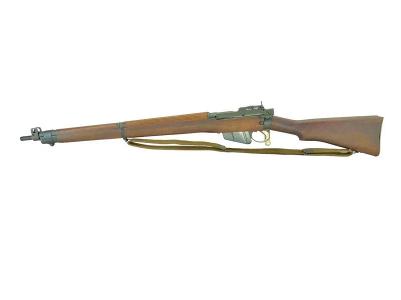 Navy Arms Enfield #4 Mk 1* .303 World War II French Resistance 1944 Dated "BS" and "PP" marked matching serial number bolt PP 1756 - Image 20