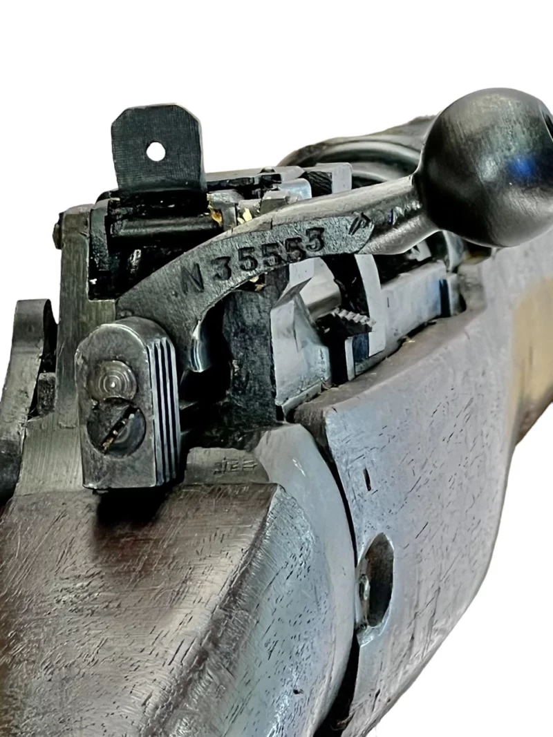 Navy Arms Enfield #4 Mk 1 .303 World War II French Resistance 1944 Dated consecutive serial numbered pair matching serial number bolt - Image 18