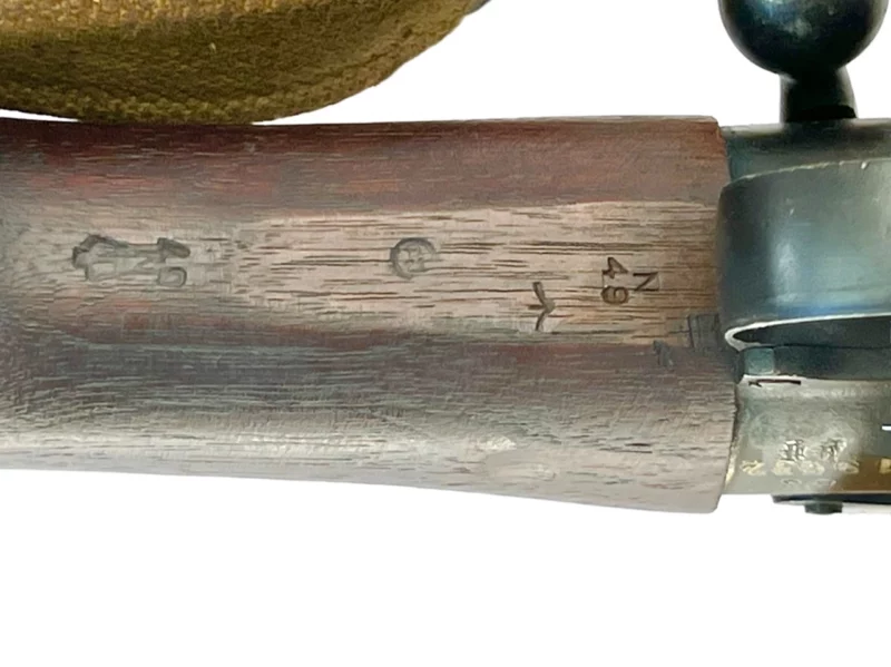 Navy Arms Enfield #4 Mk 1* .303 World War II French Resistance 1944 Dated "BS" and "PP" marked matching serial number bolt PP 1028 - Image 17