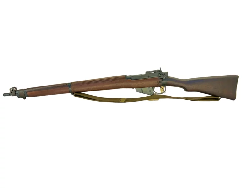 Navy Arms Enfield #4 Mk 1* .303 World War II French Resistance 1944 Dated "BT" marked non-matching SN bolt PP 1130 - Image 20