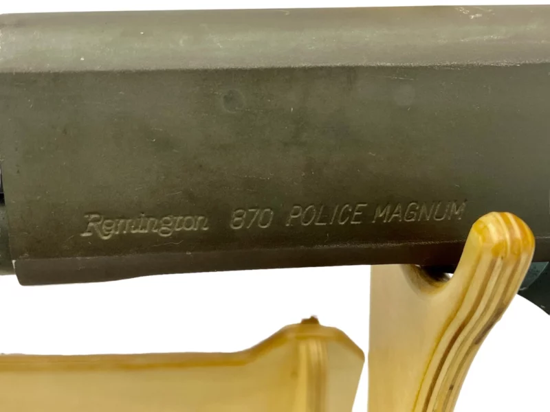 Remington 870 Police Magnum 12ga shotgun, 8-shot, synthetic stocks - Image 15