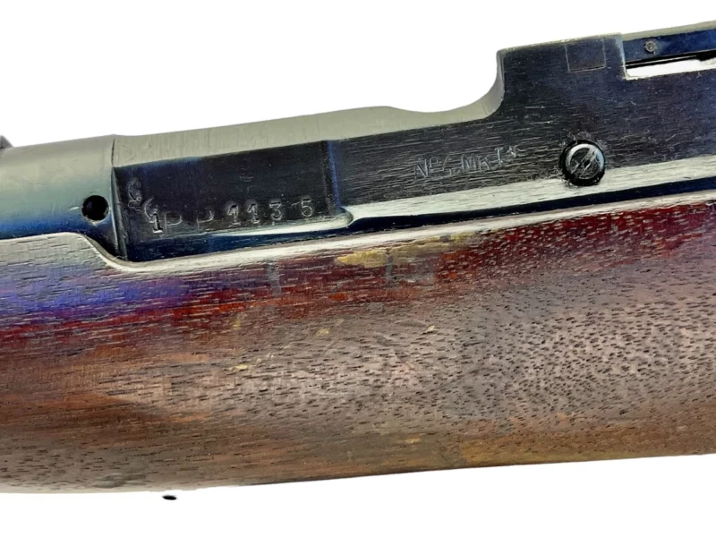 Navy Arms Enfield #4 Mk 1* .303 World War II French Resistance 1944 Dated "BS" marked matching serial number bolt PP 1135 - Image 23