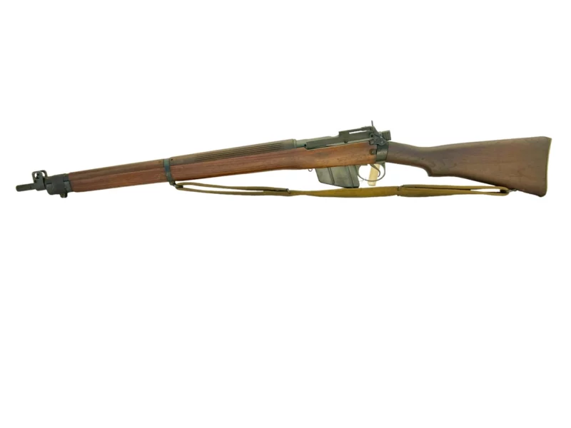 Navy Arms Enfield #4 Mk 1* .303 World War II French Resistance 1944 Dated "BS" and "PP" marked matching serial number bolt PP 1895 - Image 20