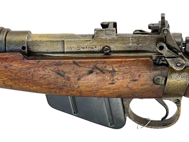 Navy Arms Enfield #4 Mk 1 .303 World War II French Resistance Savage Mfg., non-matching serial number bolt SN 92C7783 - Image 20