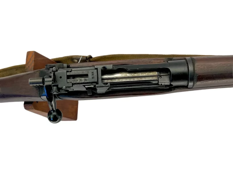 Navy Arms Enfield #4 Mk 1 .303 World War II French Resistance,1944 date "PP" marked, ROF(F) with matching bolt SN PP 1225 - Image 11