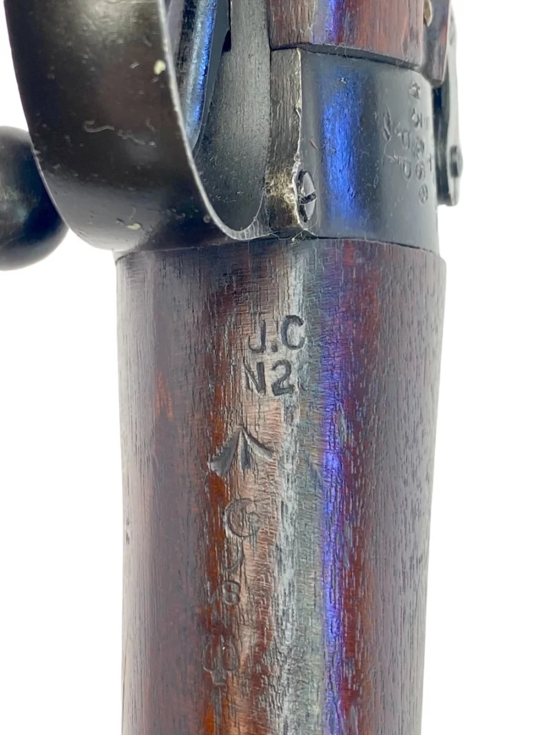 Navy Arms Enfield #4 Mk 1 .303 World War II French Resistance 1944 Dated "BT" and "PP" marked matching serial number bolt PP 0520 - Image 13