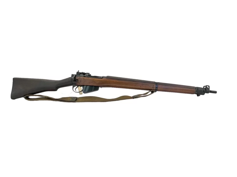 Navy Arms Enfield #4 Mk 1* .303 World War II French Resistance 1944 Dated "BS" and "PP" marked matching serial number bolt PP 1410 - Image 10