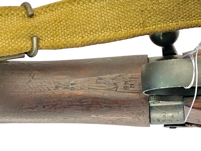 Navy Arms Enfield #4 Mk 1* .303 World War II French Resistance 1944 Dated "BS" and "PP" marked matching serial number bolt PP 1882 - Image 18