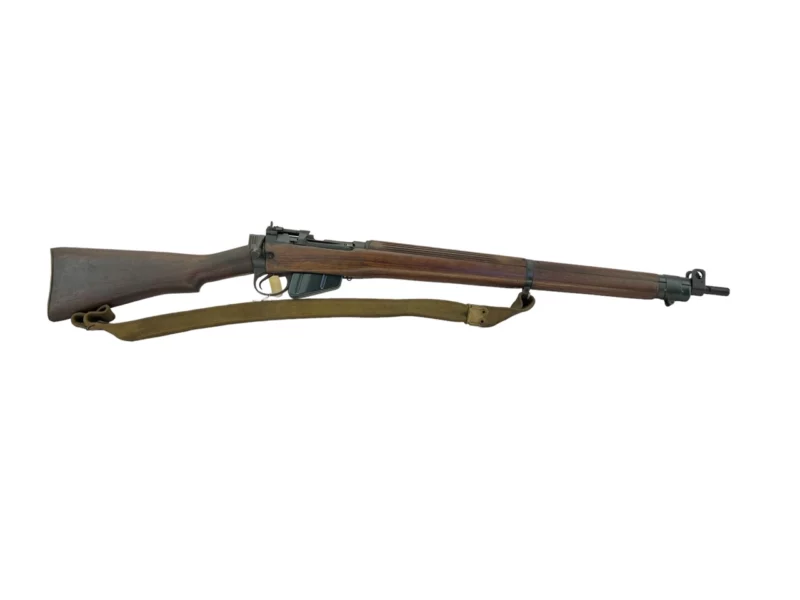 Navy Arms Enfield #4 Mk 1* .303 World War II French Resistance1944 Dated "BS" marked matching serial number bolt PP 1178 - Image 10