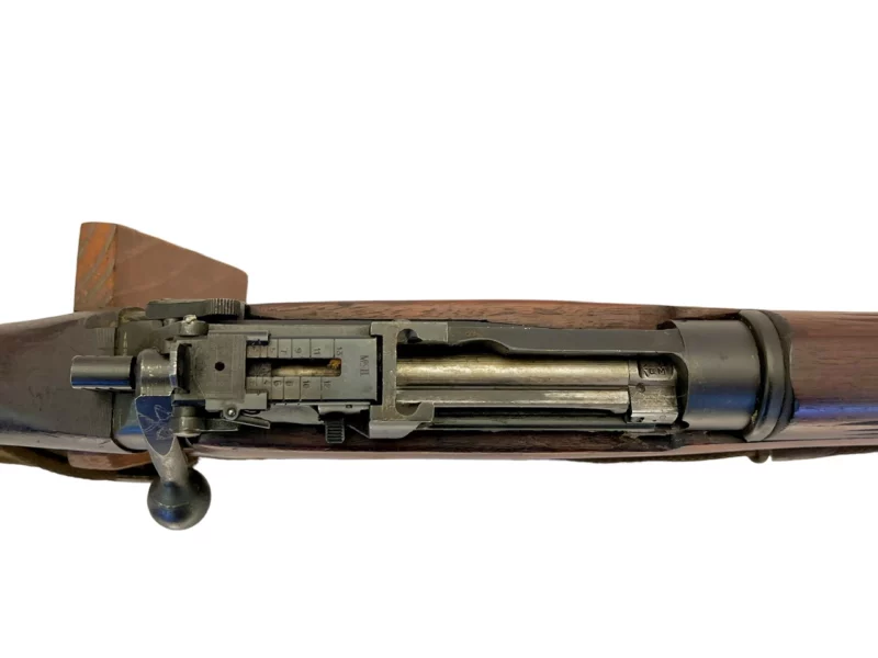 Navy Arms Enfield #4 Mk 1* .303 World War II French Resistance1944 Dated "BS" and "PP" marked non-matching serial number bolt PP 0661 - Image 14