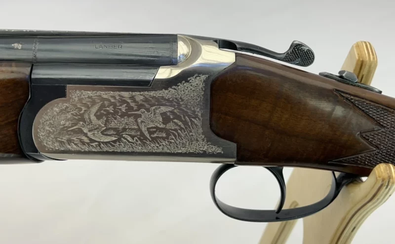 Over under 12ga shotgun Spanish Lanber SN 267673 - Image 4