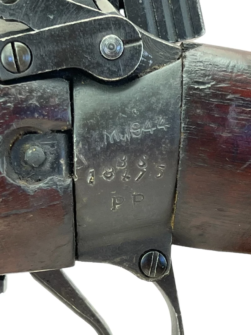 Navy Arms Enfield #4 Mk 1* .303 World War II French Resistance1944 Dated "BS" and "PP" marked non-matching serial number bolt PP 0376 - Image 22