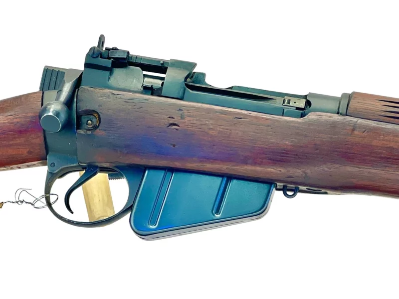 Navy Arms Enfield #4 Mk 1* .303 World War II French Resistance 1944 Dated "BT" and "PP" marked matching serial number bolt PP 0378 - Image 12