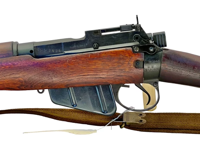 Navy Arms Enfield #4 Mk 1* .303 World War II French Resistance 1944 Dated "BS" marked matching serial number bolt PP 0494 - Image 20