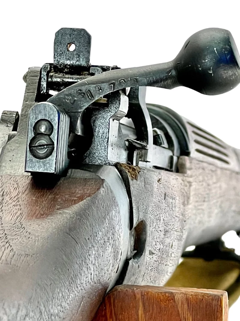Navy Arms Enfield #4 Mk 1* .303 World War II French Resistance 1944 Dated "BS" and "PP" marked matching serial number bolt PP 1375 - Image 19