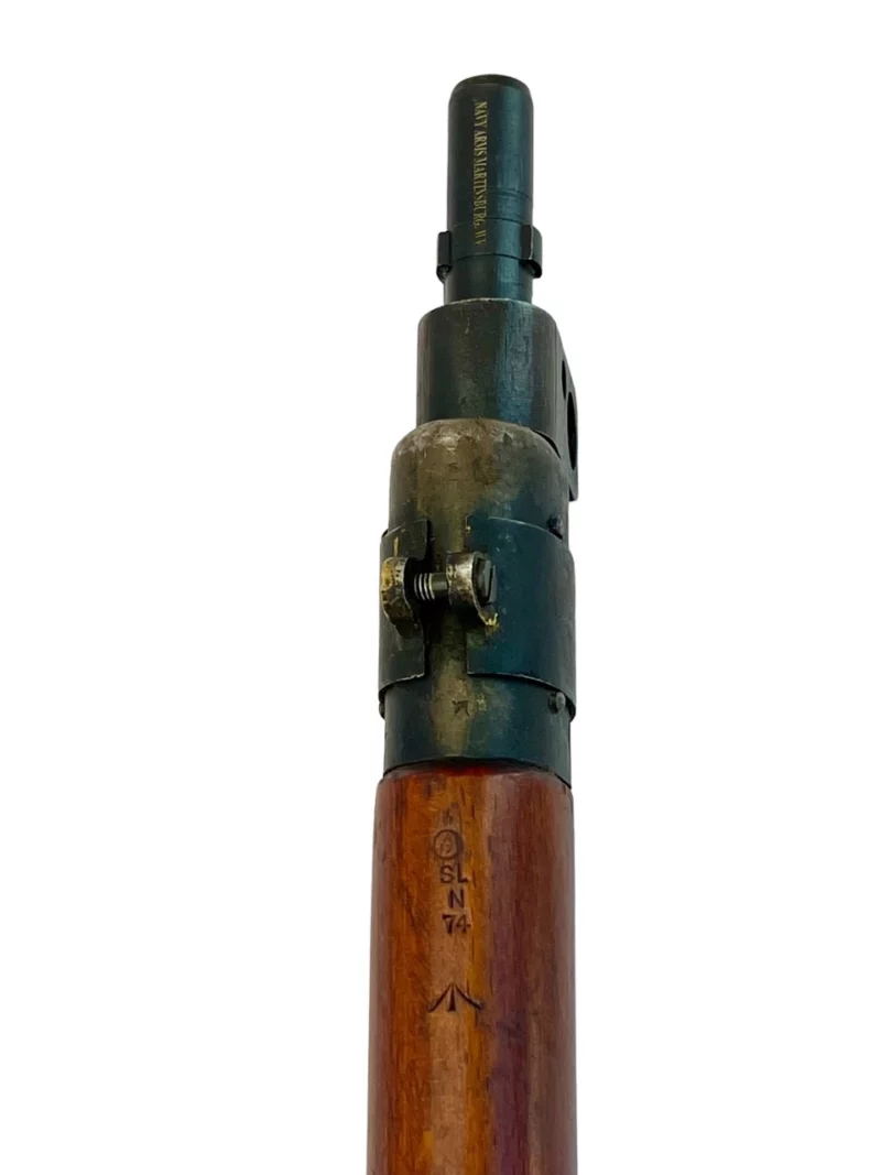 Navy Arms Enfield #4 Mk 1* .303 World War II French Resistance 1944 Dated "BS" and "PP" marked matching serial number bolt PP 1200 - Image 19