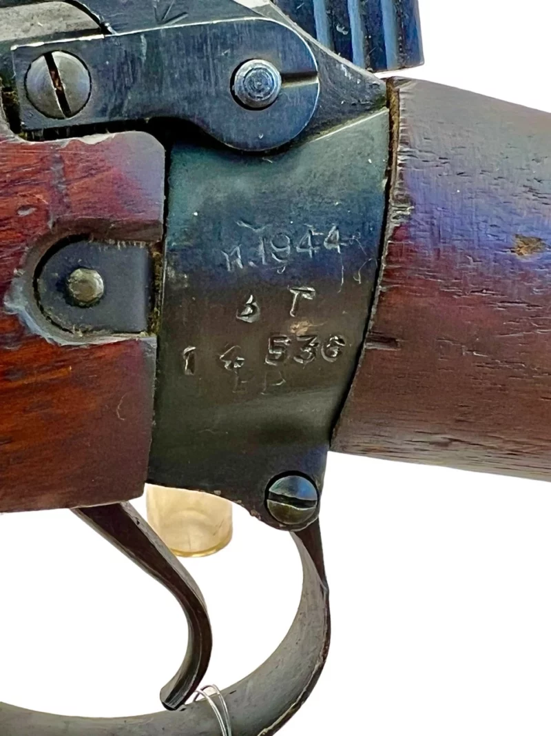 Navy Arms Enfield #4 Mk 1* .303 World War II French Resistance 1944 Dated "BT" and "PP" marked matching serial number bolt PP 0912 - Image 21