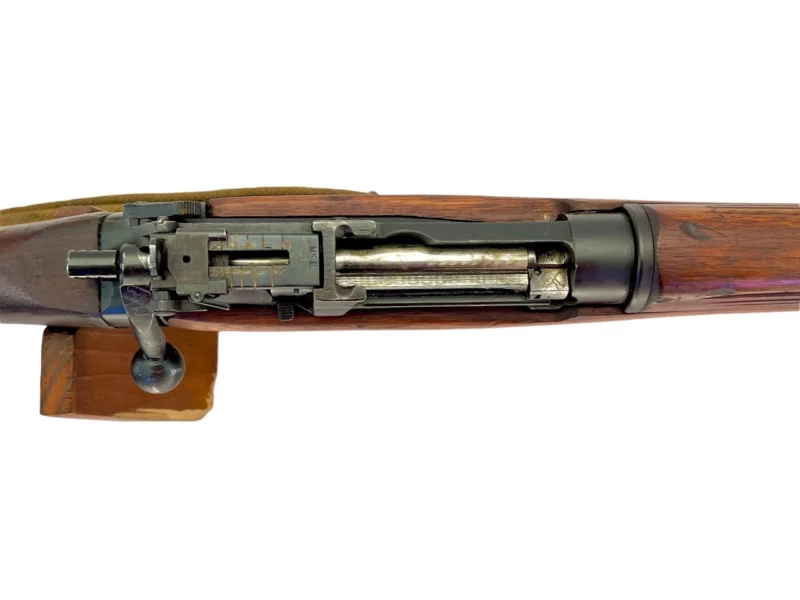 Navy Arms Enfield #4 Mk 1 .303 World War II French Resistance 1944 Dated "BU" "PP" marked matching serial number bolt PP 1981 - Image 12