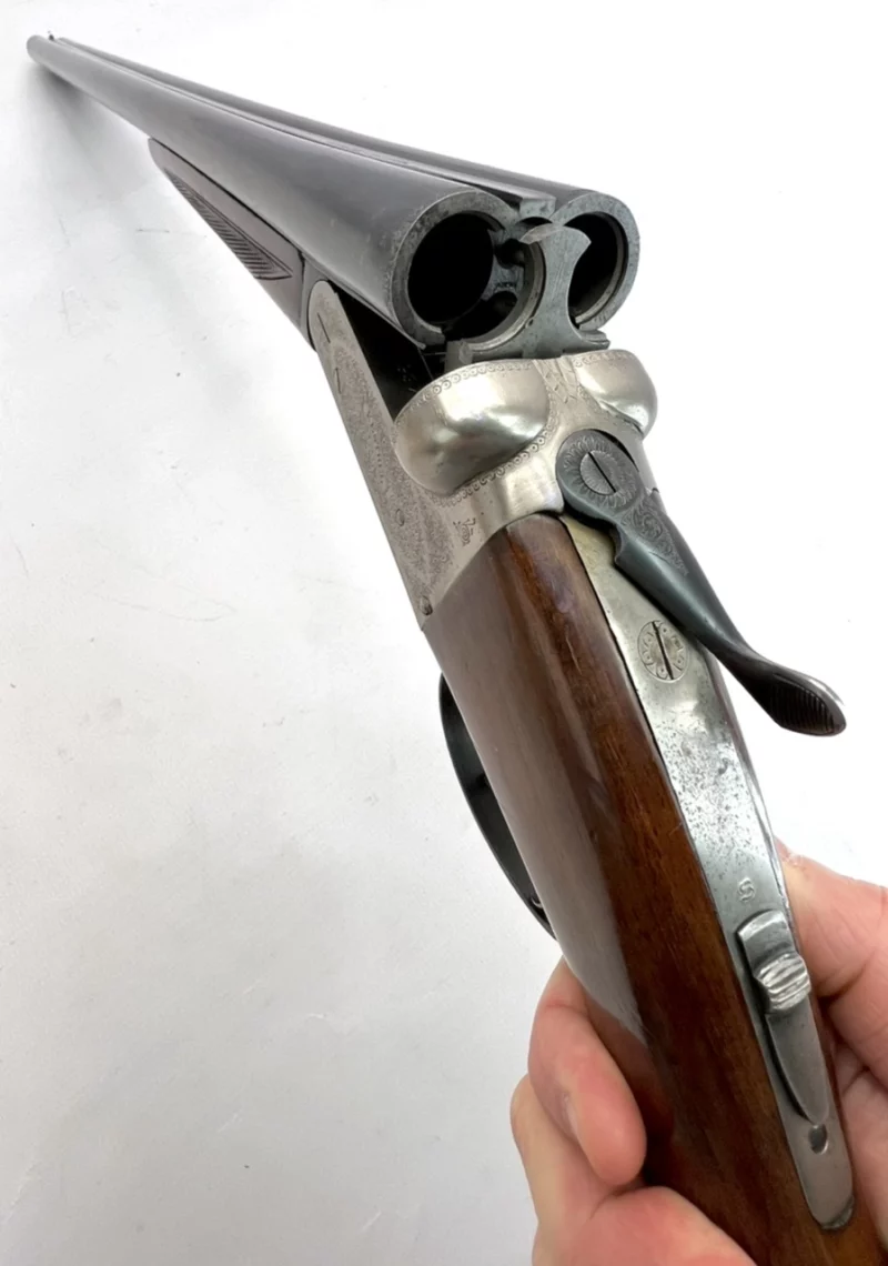 side by side 12ga shotgun Gunmark Kestrel Boxlock SN 279370 - Image 10