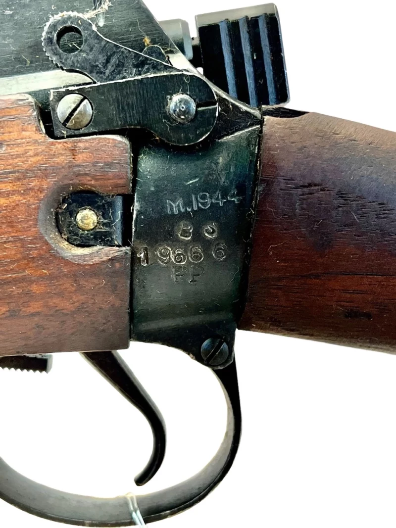 Navy Arms Enfield #4 Mk 1* .303 World War II French Resistance 1944 Dated "BS" and "PP" marked matching serial number bolt PP 1725 - Image 23