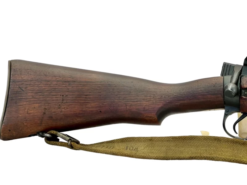 Navy Arms Enfield #4 Mk 1* .303 World War II French Resistance 1944 Dated "BS" and "PP" marked matching serial number bolt PP 1424 - Image 12