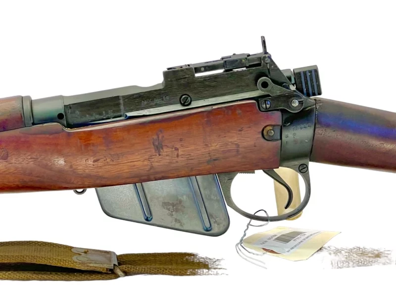 Navy Arms Enfield #4 Mk 1* .303 World War II French Resistance 1944 Dated "BS" marked matching serial number bolt PP 1815 - Image 21