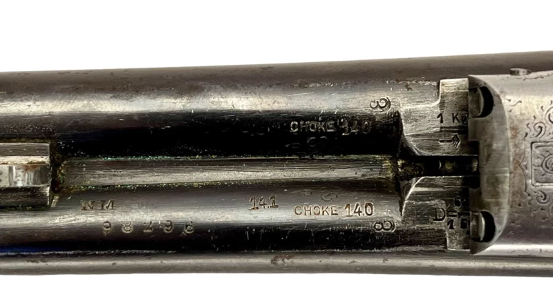 Belgium Side by Side 28 gauge shotgun - straight grip extractors - Image 7