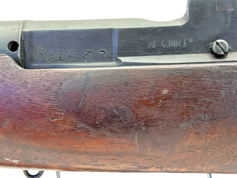 Navy Arms Enfield #4 Mk 1* .303 World War II French Resistance1944 Dated "BS" marked non-matching serial number bolt PP 1630 - Image 21