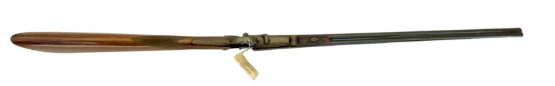 Belgium 410 side by side shotgun external hammer, fold-over “poacher’s gun”. 36920