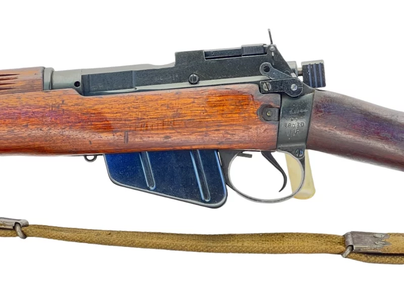 Navy Arms Enfield #4 Mk 1* .303 World War II French Resistance 1944 Dated "BS" and "PP" marked matching serial number bolt PP 0825 - Image 20