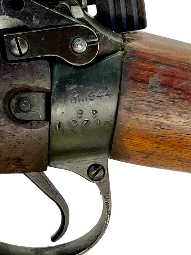 Navy Arms Enfield #4 Mk 1* .303 World War II French Resistance 1944 Dated "BS" marked matching serial number bolt PP 1342 - Image 22