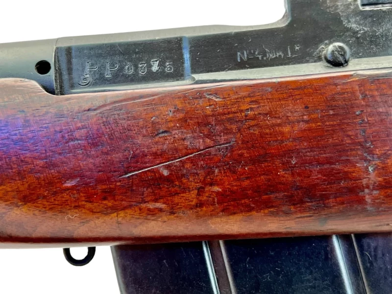 Navy Arms Enfield #4 Mk 1* .303 World War II French Resistance 1944 Dated "BT" and "PP" marked matching serial number bolt PP 0375 - Image 21