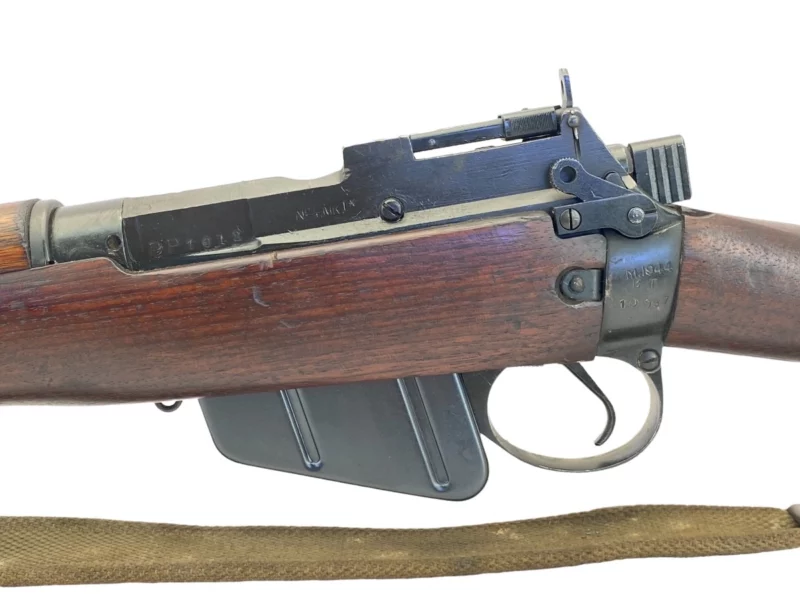 Navy Arms Enfield #4 Mk 1* .303 World War II French Resistance 1944 Dated "BT" marked matching serial number bolt PP 1012 - Image 14